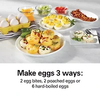 Hamilton Beach Egg Bites Maker with Hard Boiled Egg Tray