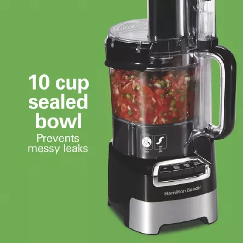 Hamilton Beach Stack & Snap 10 Cup Food Processor