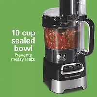 Hamilton Beach Stack & Snap 10 Cup Food Processor
