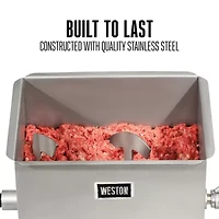 Weston Stainless Steel 20lb. And Mixer Meat Tenderizer