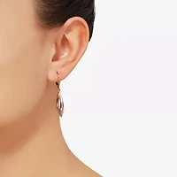Made in Italy Womens 14K Tri-Color Gold Drop Earrings