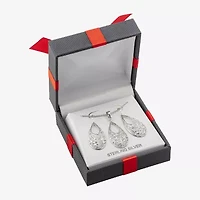 Womens Sterling Silver 2-pc. Jewelry Set