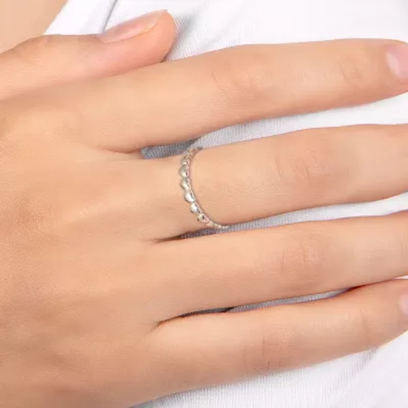Womens 19MM Sterling Silver Band