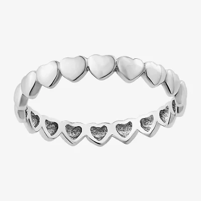 Womens 19MM Sterling Silver Band