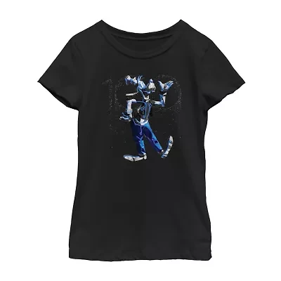 Moon Knight Little & Big Kid Girls Crew Neck Short Sleeve Slim Fit Marvel Graphic T-Shirt
