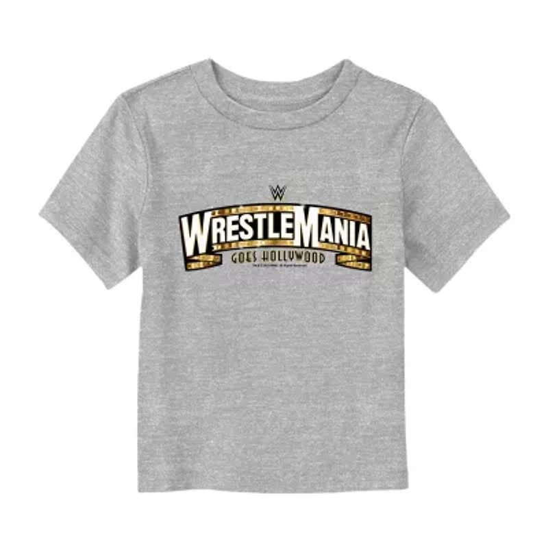 Toddler Unisex Crew Neck Short Sleeve Regular Fit WWE Graphic T-Shirt