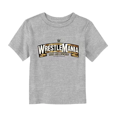 Toddler Unisex Crew Neck Short Sleeve Regular Fit WWE Graphic T-Shirt