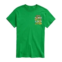 Mens Crew Neck Short Sleeve Classic Fit Teenage Mutant Ninja Turtles Graphic T-Shirt