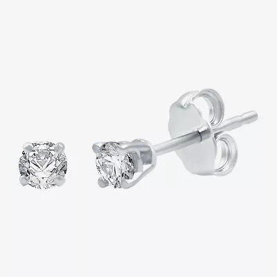 Deluxe Collection 1/4 CT. T.W. Natural White Diamond 14K Gold 3.2mm Stud Earrings