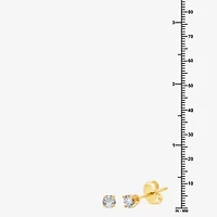 Deluxe Collection 1/4 CT. T.W. Natural White Diamond 14K Gold 3.2mm Stud Earrings