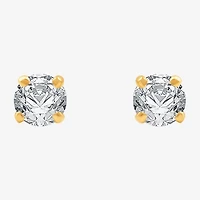 Deluxe Collection 1/4 CT. T.W. Natural White Diamond 14K Gold 3.2mm Stud Earrings