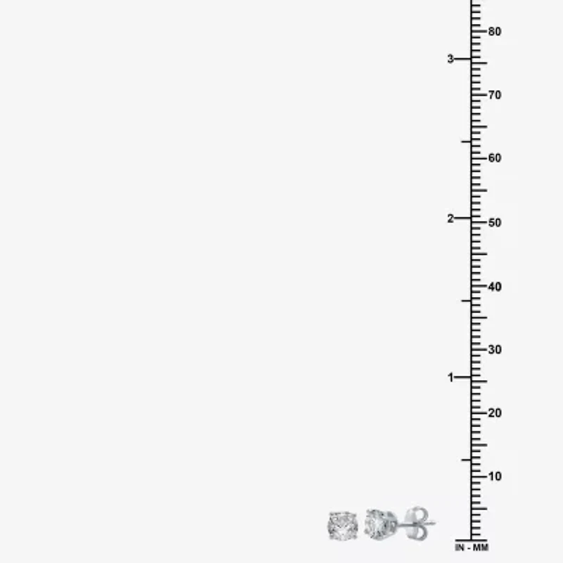 Classic Collection 3/4 CT. T.W. Natural White Diamond 10K Gold 4.5mm Round Stud Earrings