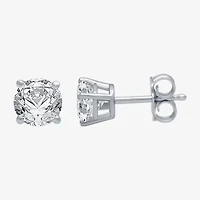 Classic Collection 3/4 CT. T.W. Natural White Diamond 10K Gold 4.5mm Round Stud Earrings