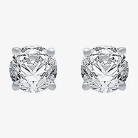 Classic Collection 3/4 CT. T.W. Natural White Diamond 10K Gold 4.5mm Round Stud Earrings