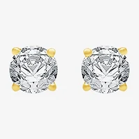 Classic Collection 3/4 CT. T.W. Natural White Diamond 10K Gold 4.5mm Round Stud Earrings