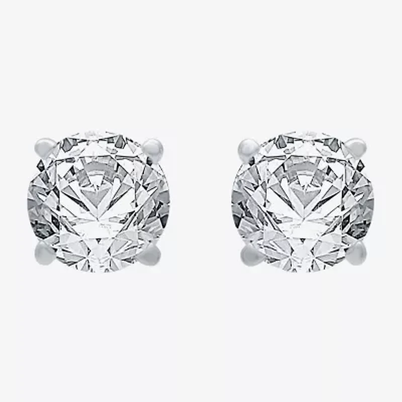 Deluxe Collection 1 CT. T.W. Natural White Diamond 14K Gold 5.2mm Stud Earrings