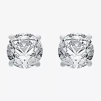 Deluxe Collection 1 CT. T.W. Natural White Diamond 14K Gold 5.2mm Stud Earrings