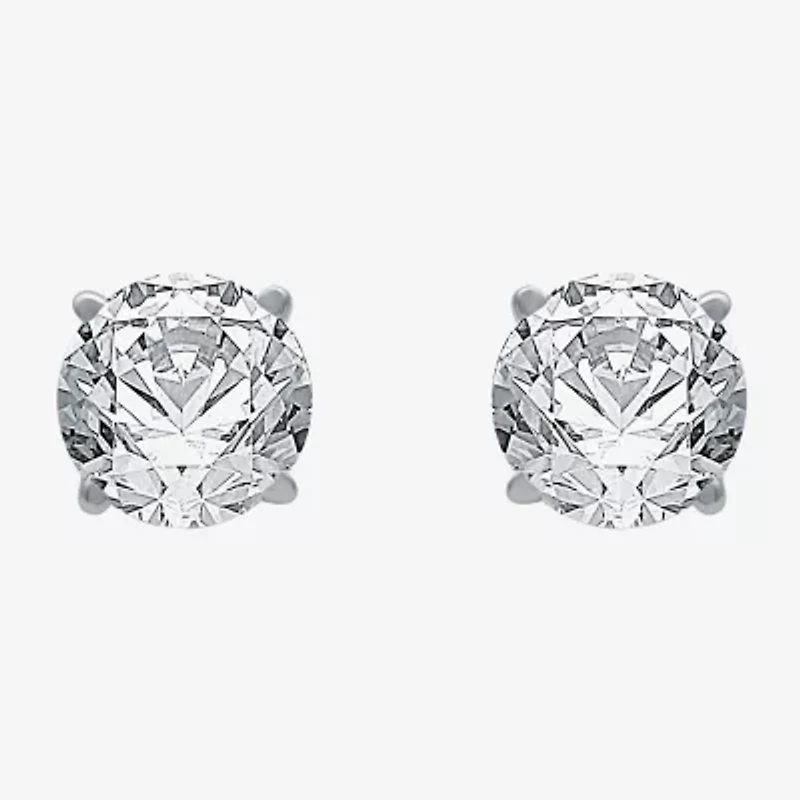 1 1/4 CT. T.W. Natural White Diamond 14K Gold 5.4mm Stud Earrings