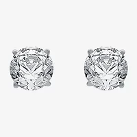 1 1/4 CT. T.W. Natural White Diamond 14K Gold 5.4mm Stud Earrings