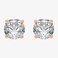 Classic Collection 1 CT. T.W. Natural White Diamond 10K Gold 5.2mm Stud Earrings