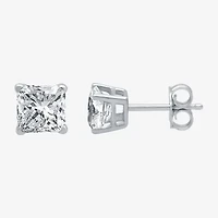 3/4 CT. T.W. Natural White Diamond 14K White Gold 4.7mm Stud Earrings