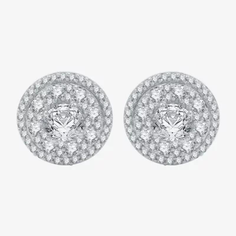 Ever Star (H-I / I1) 1 1/2 CT.T.W. Lab-Grown Diamond 10K Gold 12mm Stud Earrings