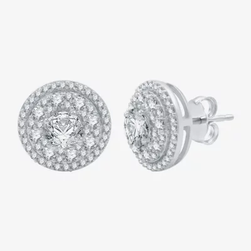 Ever Star (H-I / I1) 1 1/2 CT.T.W. Lab-Grown Diamond 10K Gold 12mm Stud Earrings
