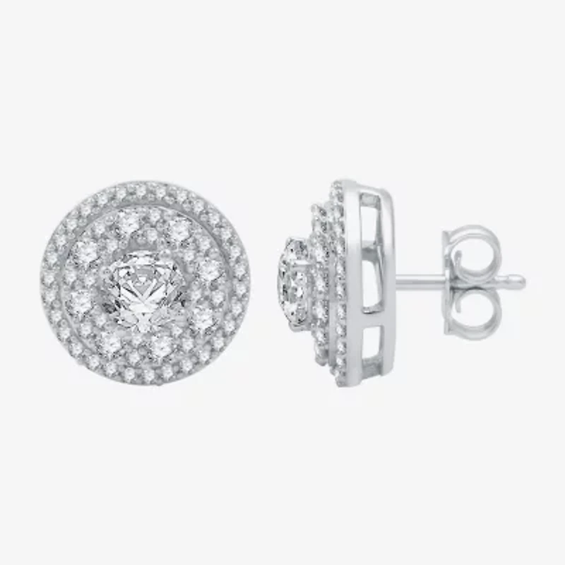 Ever Star (H-I / I1) 1 1/2 CT.T.W. Lab-Grown Diamond 10K Gold 12mm Stud Earrings