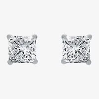 Ever Star (F / Vs2) 1 CT. T.W. Lab Grown White Diamond 14K White Gold Stud Earrings