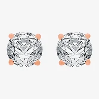 Deluxe Collection 1 CT. T.W. Natural White Diamond 14K Gold 5.2mm Stud Earrings