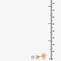 Deluxe Collection 1/2 CT. T.W. Natural White Diamond 14K Gold 3.8mm Stud Earrings