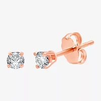 Deluxe Collection 1/4 CT. T.W. Natural White Diamond 14K Gold 3.2mm Stud Earrings