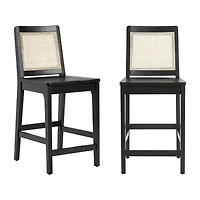 Walker Edison 2-pc. Counter Height Bar Stool