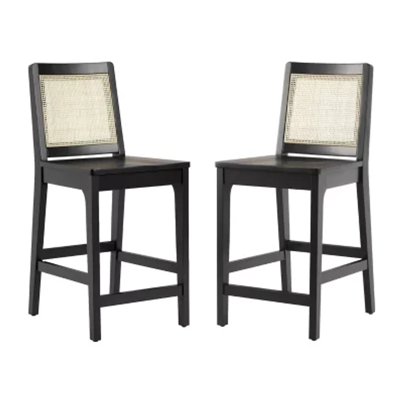 Walker Edison 2-pc. Counter Height Bar Stool