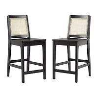 Walker Edison 2-pc. Counter Height Bar Stool