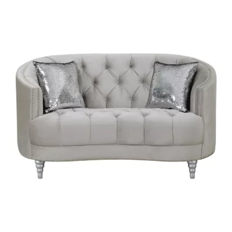 Avonlea Curved Slope-Arm Loveseat
