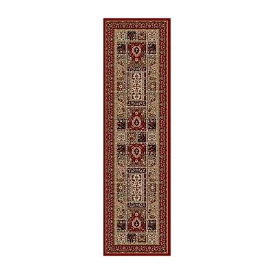 Como Panel Kerman Traditional Oriental Indoor Rectangular Runner
