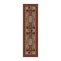 Como Panel Kerman Traditional Oriental Indoor Rectangular Runner
