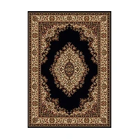 Como Medallion Traditional Oriental 39"X60" Indoor Rectangular Accent Rug
