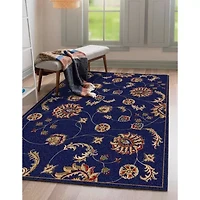 Radici Como Transitional Floral Rectangular Indoor Area Rug