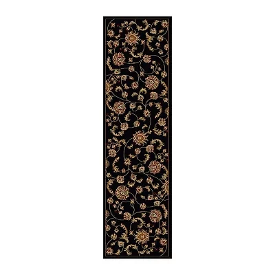 Radici Como Transitional Floral Indoor Rectangular Runner