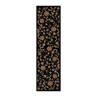 Radici Como Transitional Floral Indoor Rectangular Runner