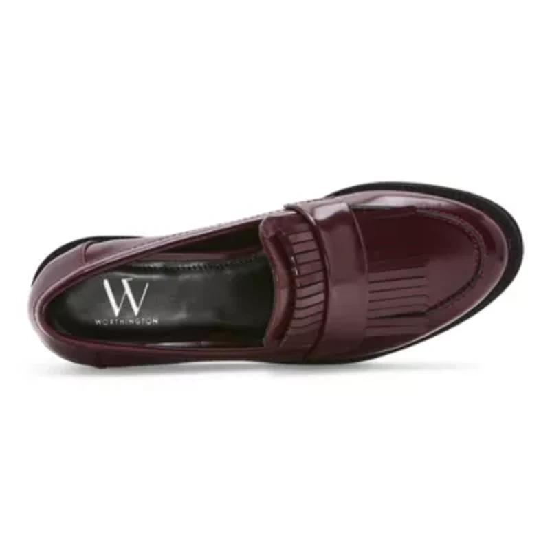 Worthington Isola Womens Moc Closed Toe Oxford Shoes