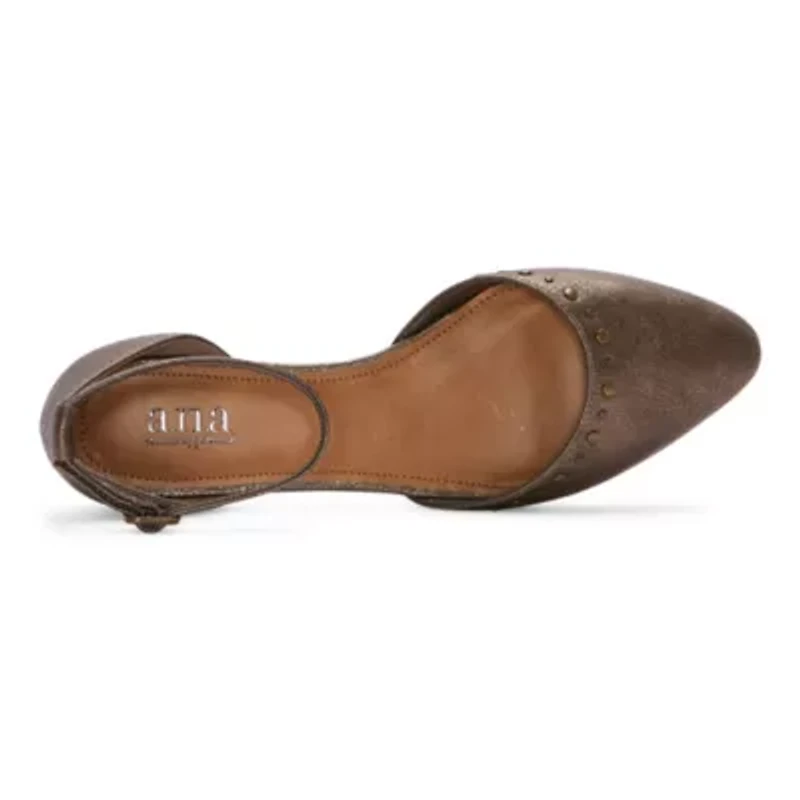 a.n.a Darell Womens Round Closed Toe Ballet Flats