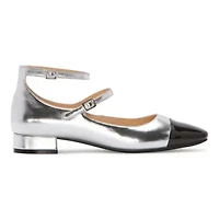 Liz Claiborne Flori Womens Cap Closed Toe Ballet Flats