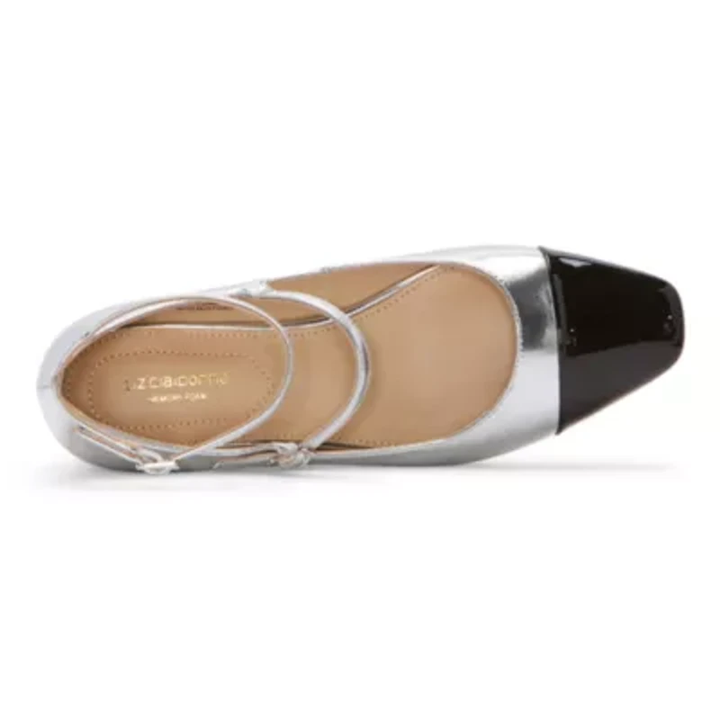 Liz Claiborne Flori Womens Cap Closed Toe Ballet Flats