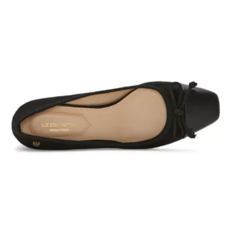 Liz Claiborne Fredson Womens Cap Closed Toe Flat Heel Pumps