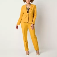 Black Label by Evan-Picone Womens Classic Fit Straight Suit Pant