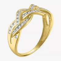 (I1-I2/ G-H) Womens 1/3 CT. T.W. Lab Grown White Diamond 10K Gold Band