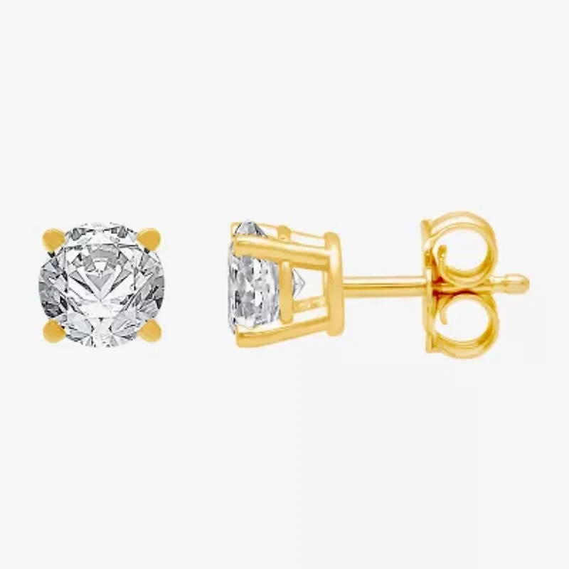 Ever Star 5/8 CT. T.W. Lab-Grown (G / SI1-SI2) Diamond Round Stud Earrings 10K or 14K Gold